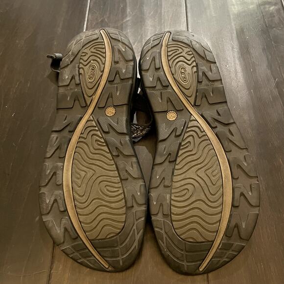Chacos Z Cloud Sandals Gray Black Hiking Outdoor Water Sandal Women's Size 10 - Picture 3 of 5